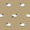 Sophie Allport Sheep Made to Measure Roman Blind Ochre