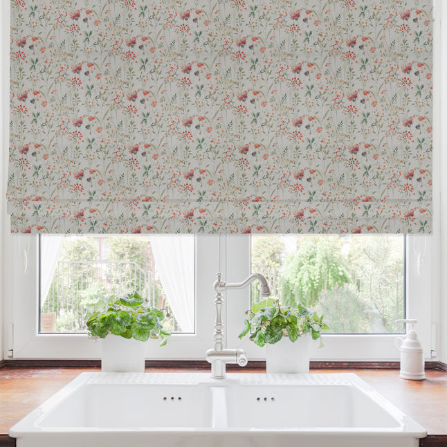 Sicily Made to Measure Roman Blind Autumn