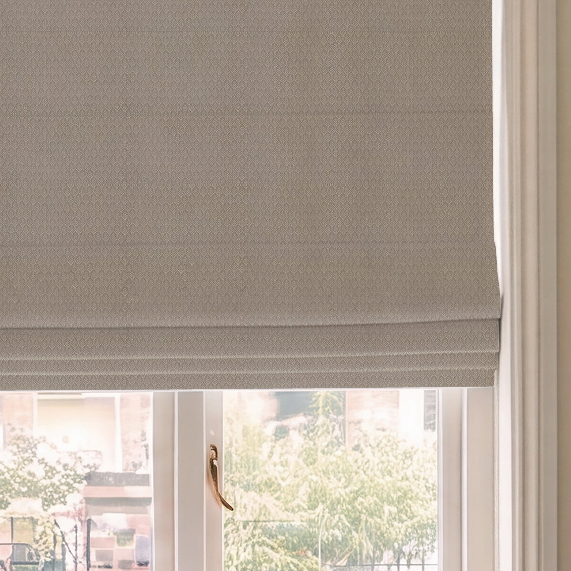 HOUSE Llewelyn-Bowen Oak Leaf Made To Measure Roman Blind Linen