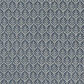 HOUSE Llewelyn-Bowen Oak Leaf Woven Fabric Cornflower