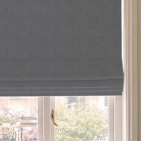 HOUSE Llewelyn-Bowen Oak Leaf Made To Measure Roman Blind Cornflower