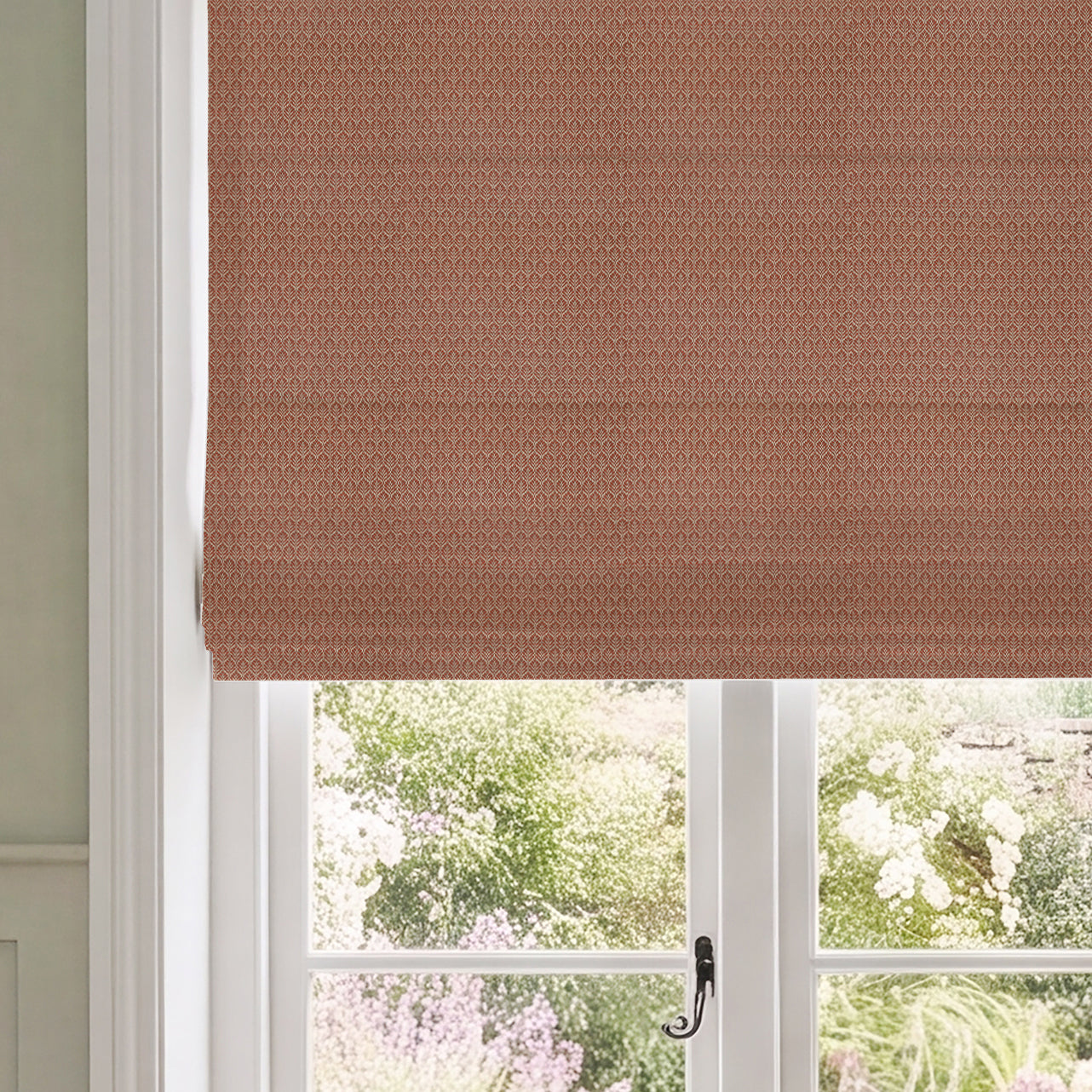 HOUSE Llewelyn-Bowen Oak Leaf Made To Measure Roman Blind Sienna