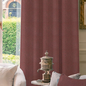 HOUSE Llewelyn-Bowen Oak Leaf Made To Measure Curtains Paprika