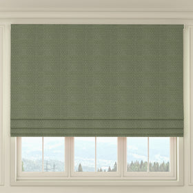 HOUSE Llewelyn-Bowen Oak Leaf Made To Measure Roman Blind Forest