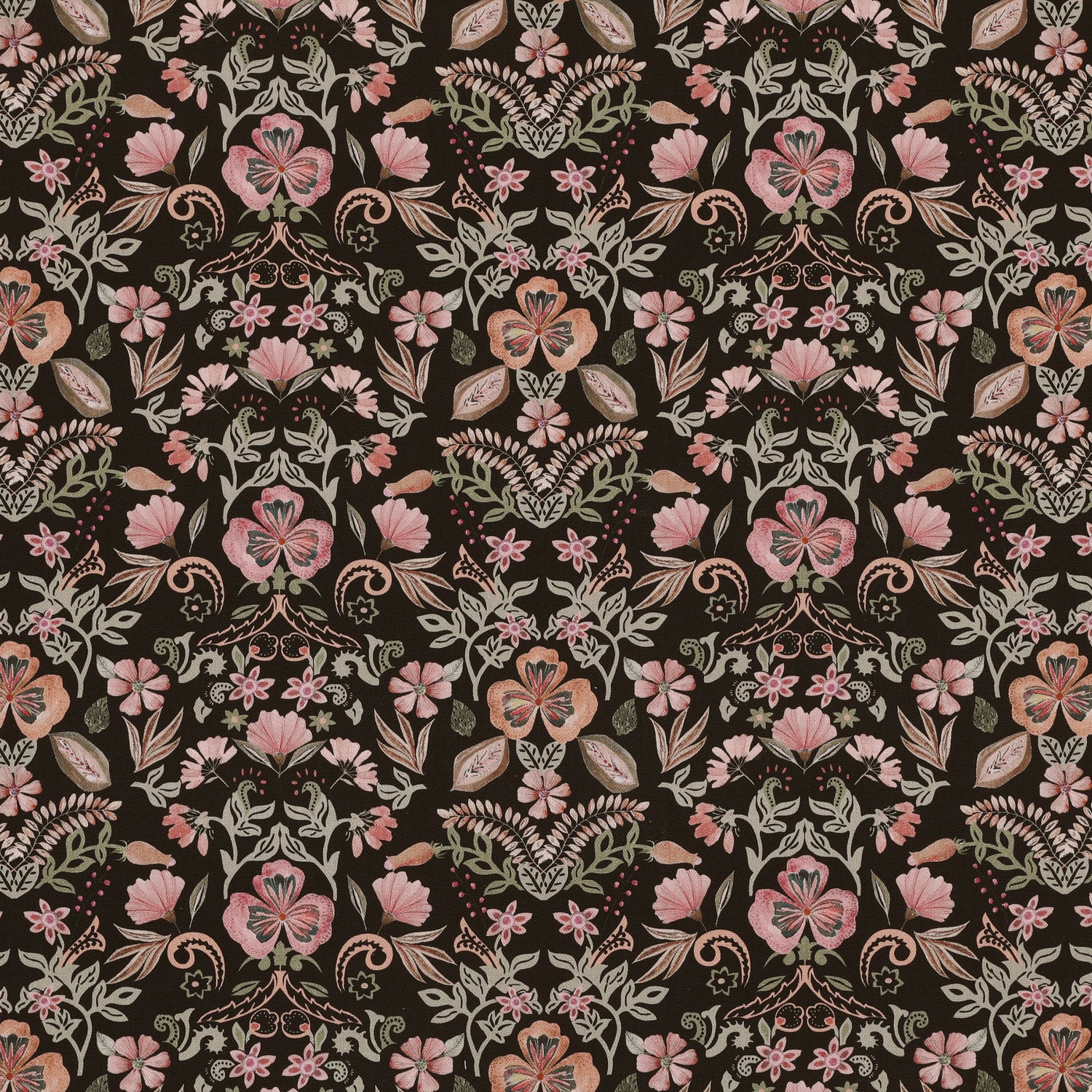 ANTE DECOR Skoll Fabric Black