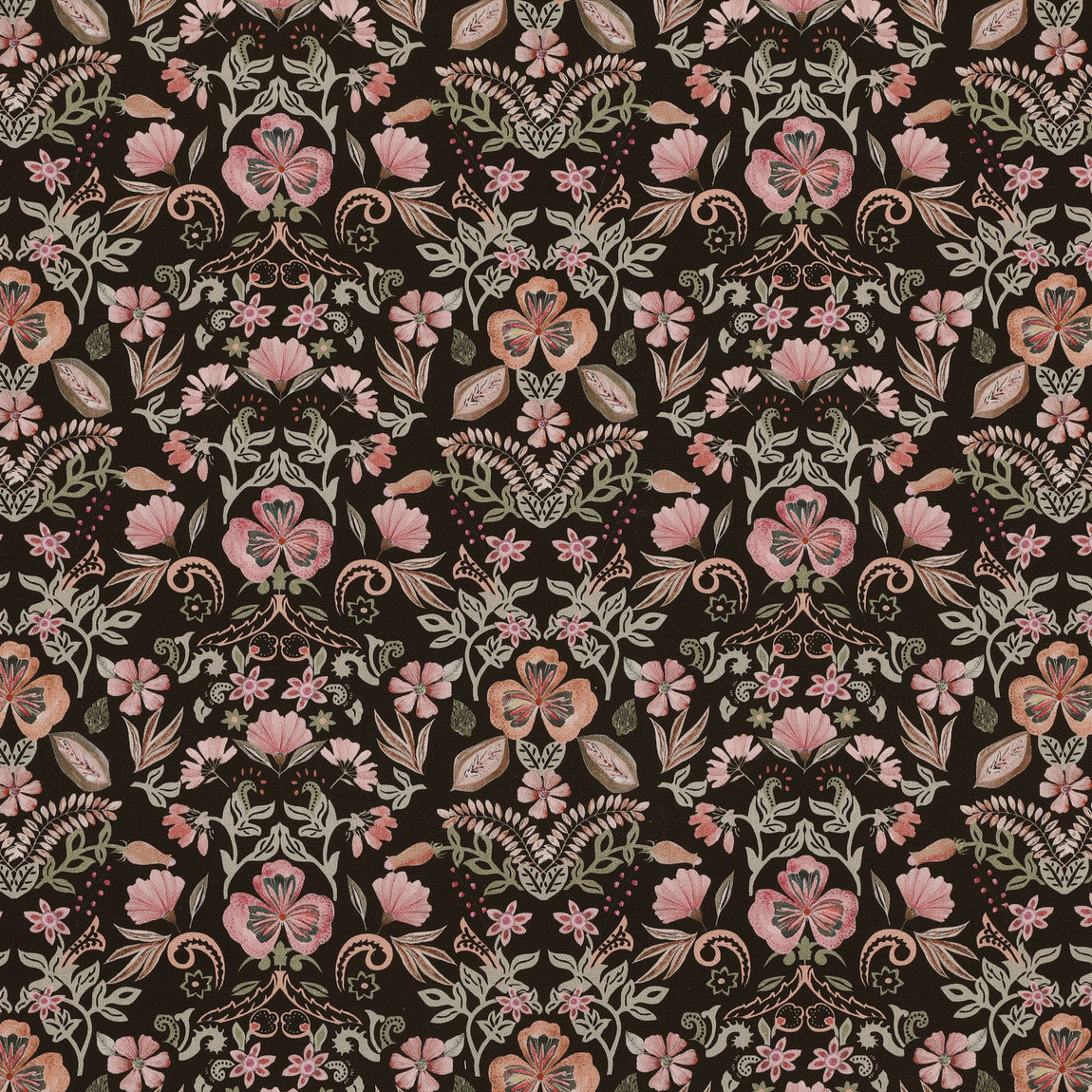 ANTE DECOR Skoll Fabric Black