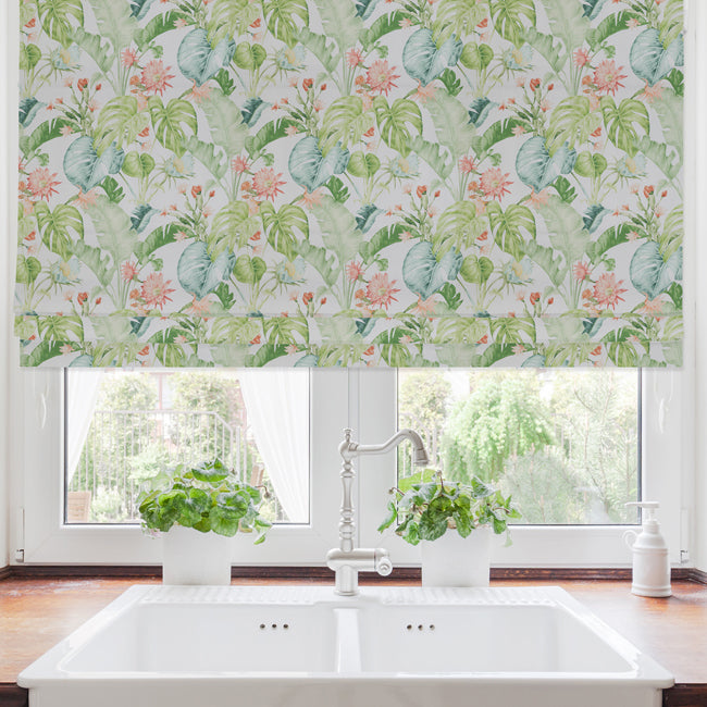 Snape Made to Measure Roman Blind Tropical