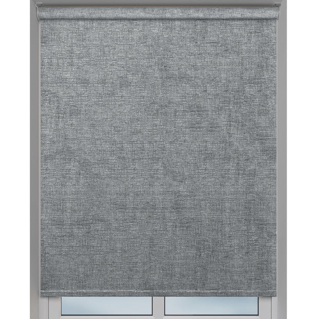Descent Made to Measure Blackout Roller Blind Graphite
