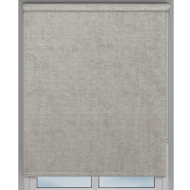 Descent Made to Measure Blackout Roller Blind Steel
