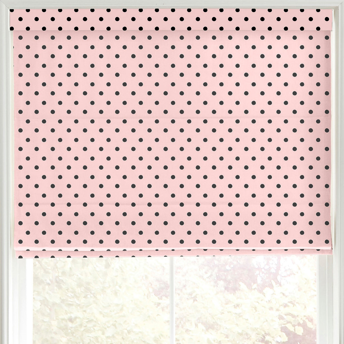 Cath Kidston Spot Made to Measure Roman Blind Pink