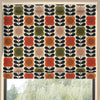 Orla Kiely Spot Flower Stem Made to Measure Roman Blind Tomato Pink