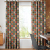 Orla Kiely Spot Flower Stem Made to Measure Curtain Tomato Pink