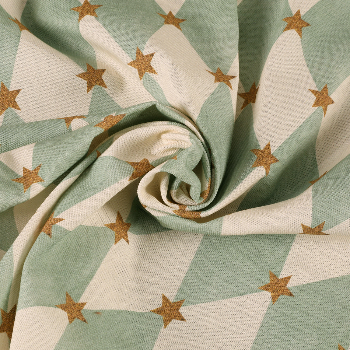 Carrie Neely Star And Harlequin Made To Measure Curtains Duck Egg