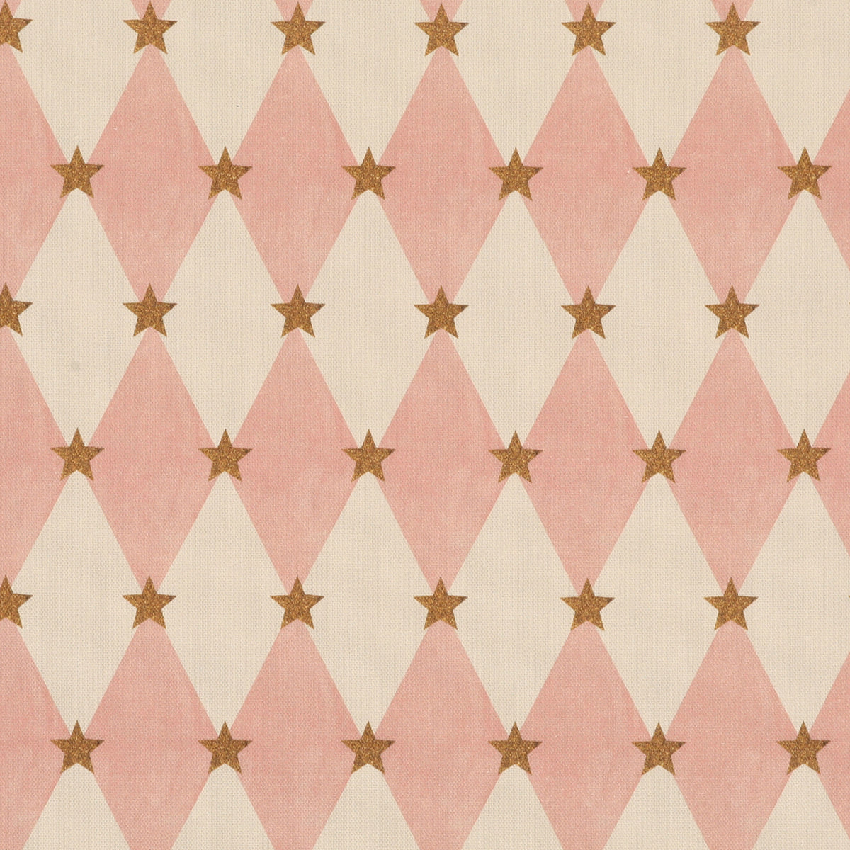 Carrie Neely Star And Harlequin Made To Measure Roman Blind Blush Pink