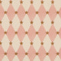 Carrie Neely Star And Harlequin Made To Measure Curtains Blush Pink Sample Image