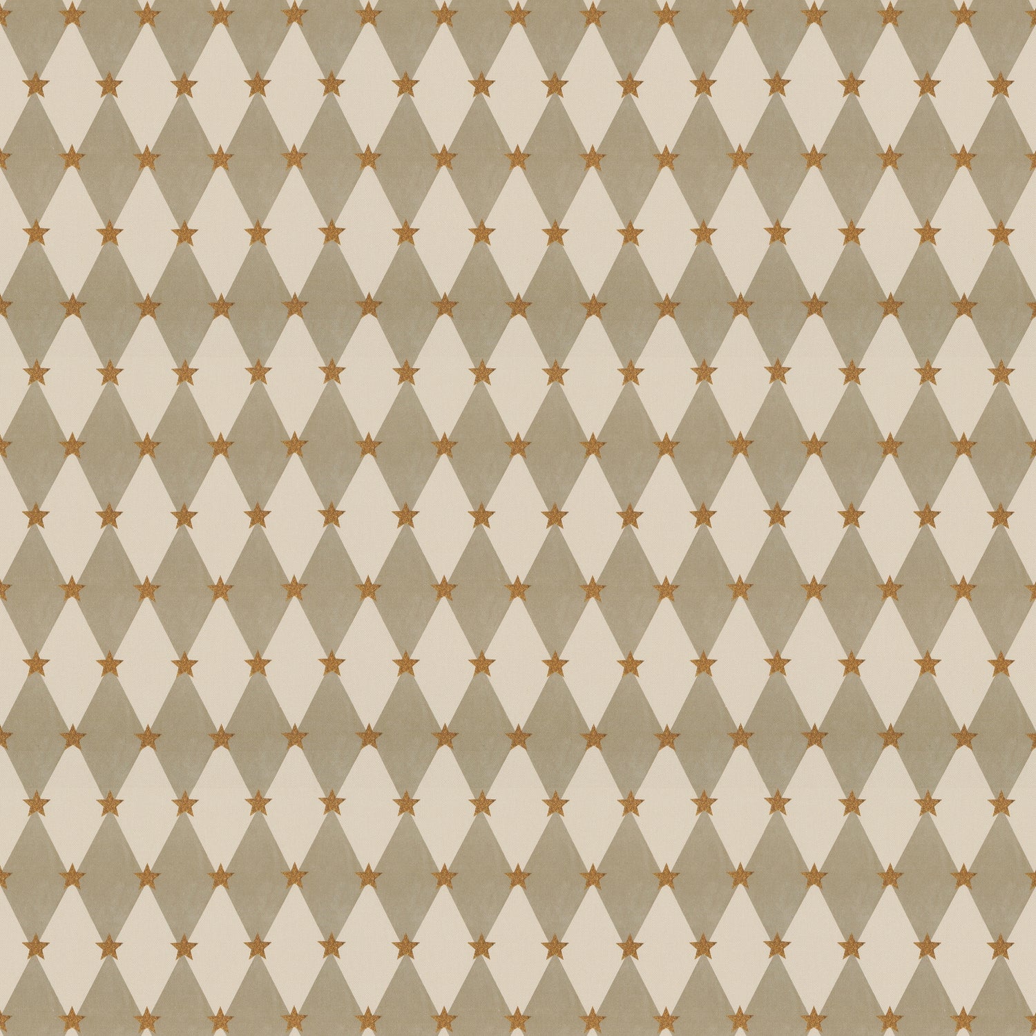 Carrie Neely Star And Harlequin Fabric Biscuit