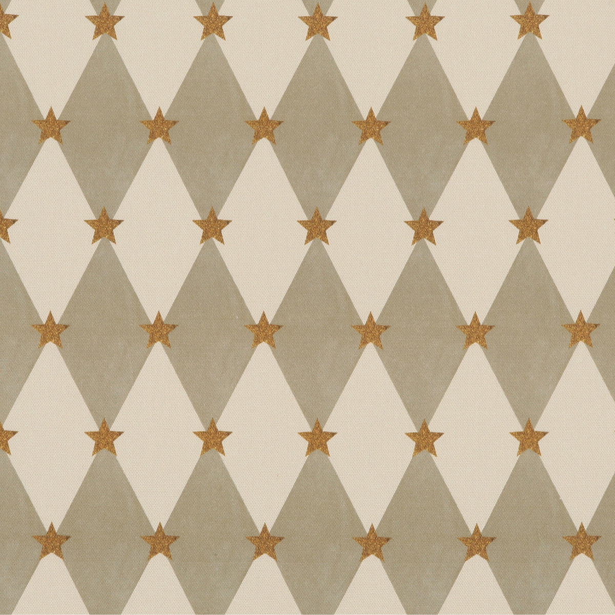 Carrie Neely Star And Harlequin Made To Measure Curtains Biscuit