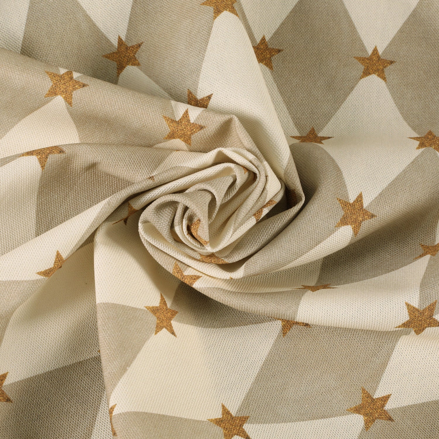 Carrie Neely Star And Harlequin Fabric Biscuit
