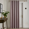 Fusion Strata 66x84 Eyelet Door Curtain Blush