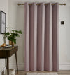 Fusion Strata 66x84 Eyelet Door Curtain Blush