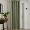 Fusion Strata 66x84 Eyelet Door Curtain Green