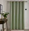 Fusion Strata 66x84 Eyelet Door Curtain Green