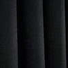 Fusion Strata Ready Made Eyelet Curtains Black