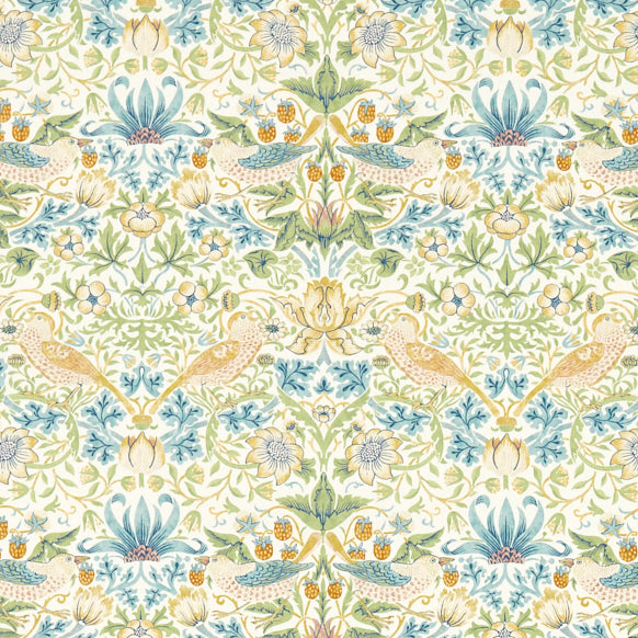 Strawberry Thief Fabric Apple Blush