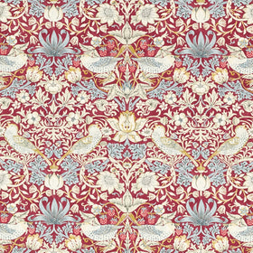 Strawberry Thief Fabric Plum