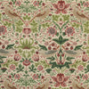 ANTE DECOR Strawberry Thief Printed Cotton Made To Measure Roman Blind Rose
