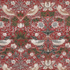 William Morris Strawberry Thief Made to Measure Roman Blind Red