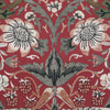 William Morris Strawberry Thief Printed Cotton Fabric Red