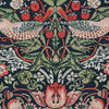 William Morris Strawberry Thief Printed Cotton Fabric Blue