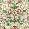 William Morris Strawberry Thief Printed Cotton Fabric Flax
