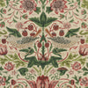 William Morris Strawberry Thief Printed Cotton Fabric Rose