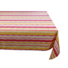 Stripe Water Resistant Outdoor Tablecloth 152cm x 305cm Red