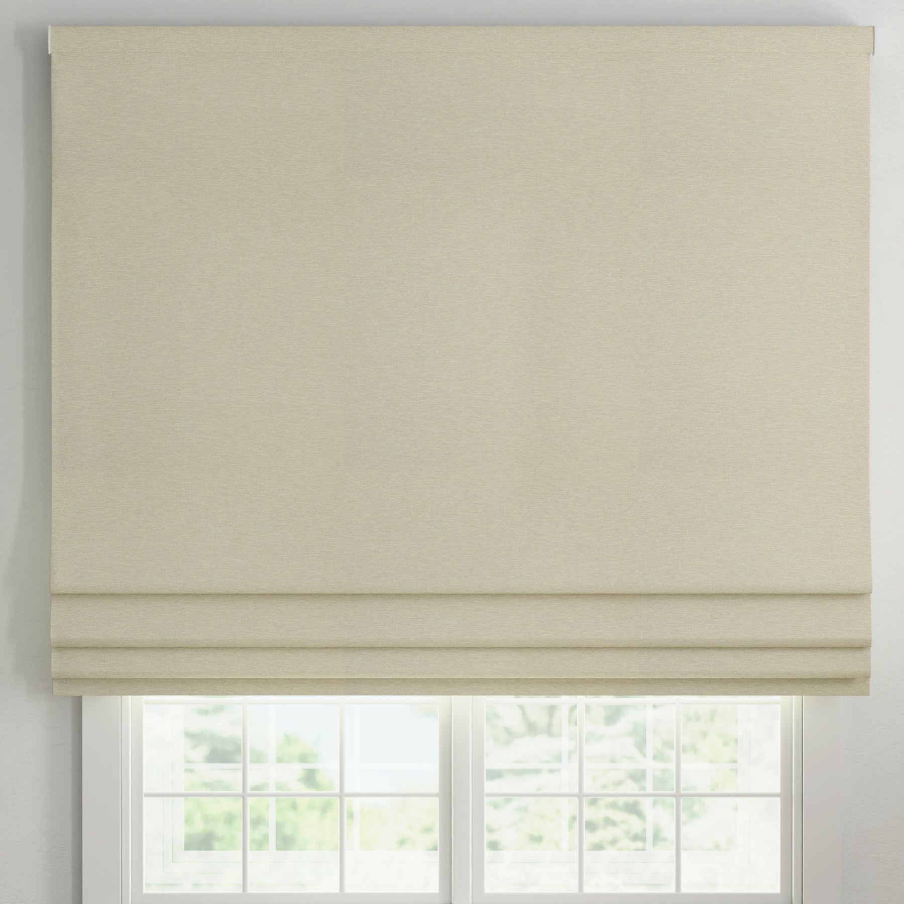 ANTE DECOR Athena Made To Measure Roman Blind Ivory