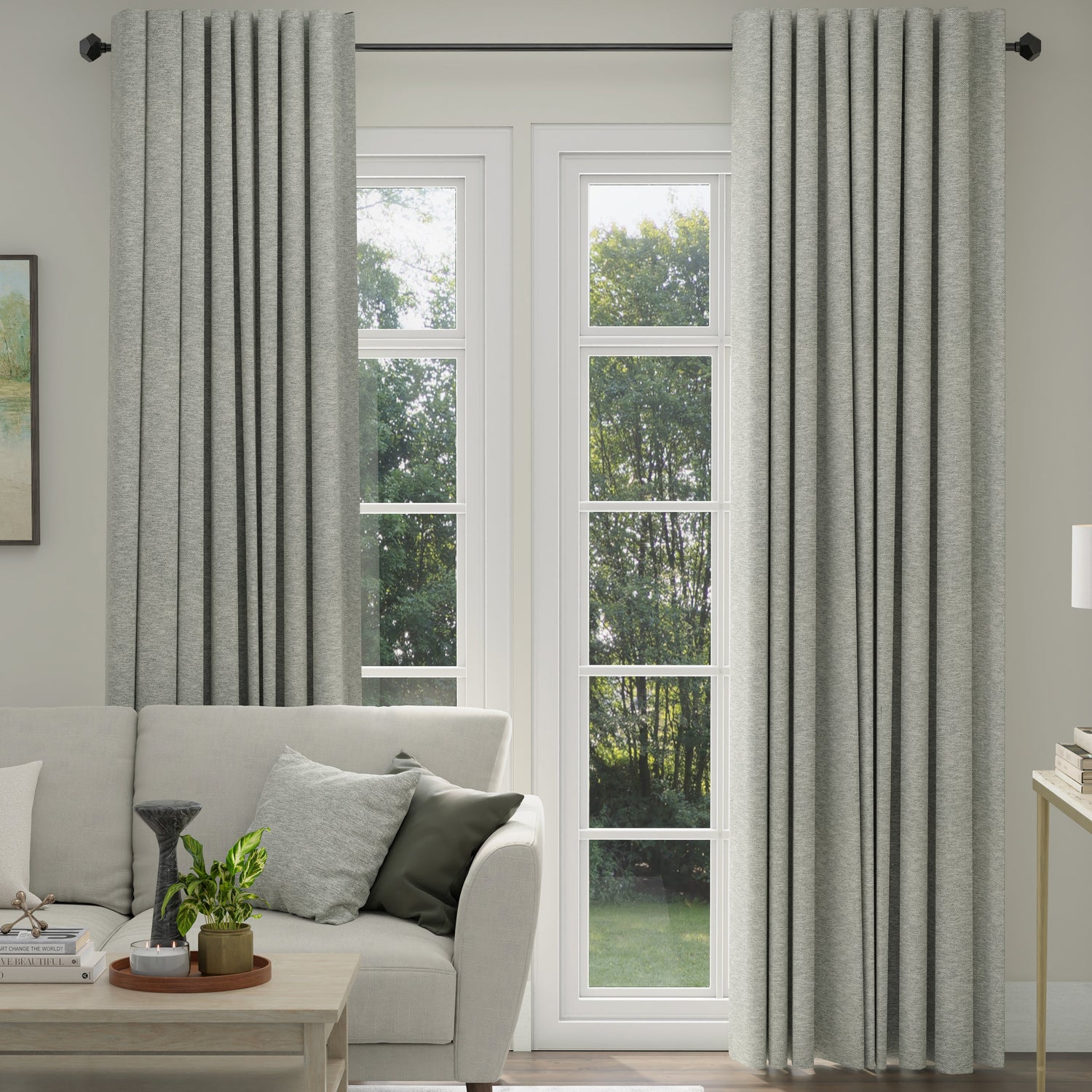 ANTE DECOR Athena Made To Measure Curtains Shadow