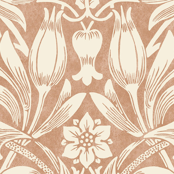 William Morris Sunflower Made to Measure Curtain Madder