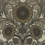 HOUSE Llewelyn-Bowen Sunny Side Up Printed Made To Measure Curtains Caviar Sample Image