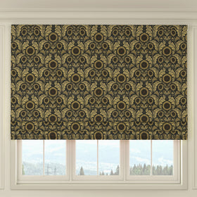 HOUSE Llewelyn-Bowen Sunny Side Up Printed Made To Measure Roman Blind Midnight