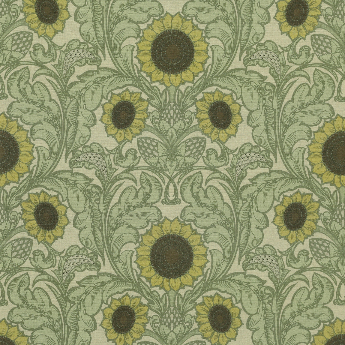 HOUSE Llewelyn-Bowen Sunny Side Up Printed Made To Measure Roman Blind Ivy