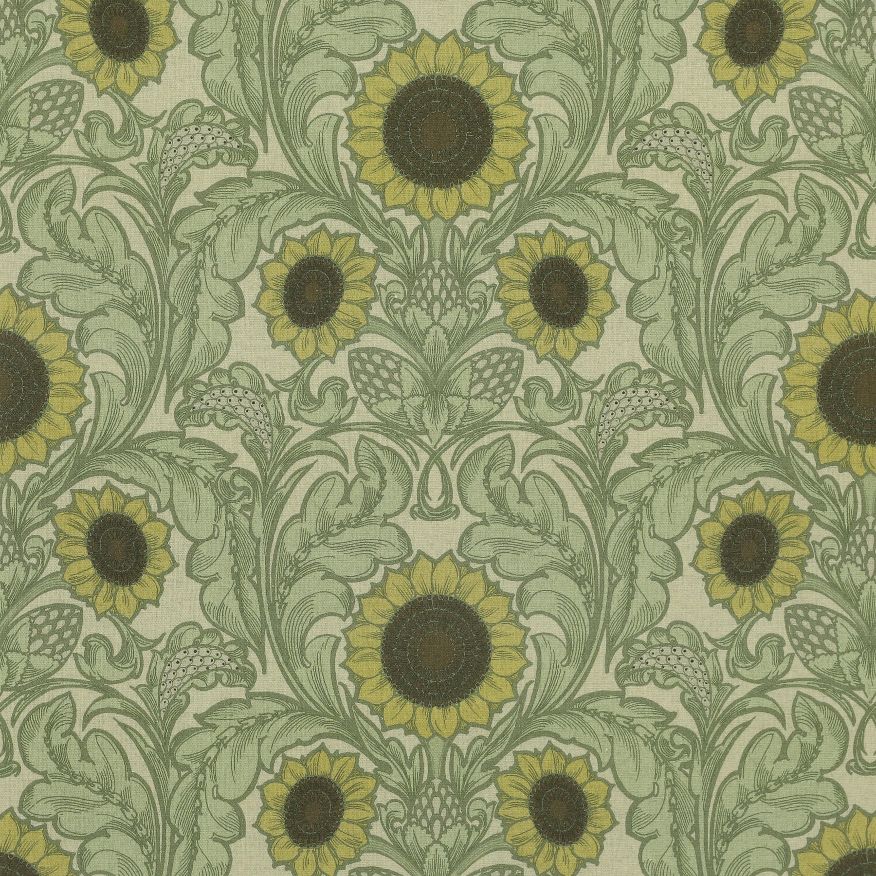 HOUSE Llewelyn-Bowen Sunny Side Up Printed Made To Measure Roman Blind Ivy