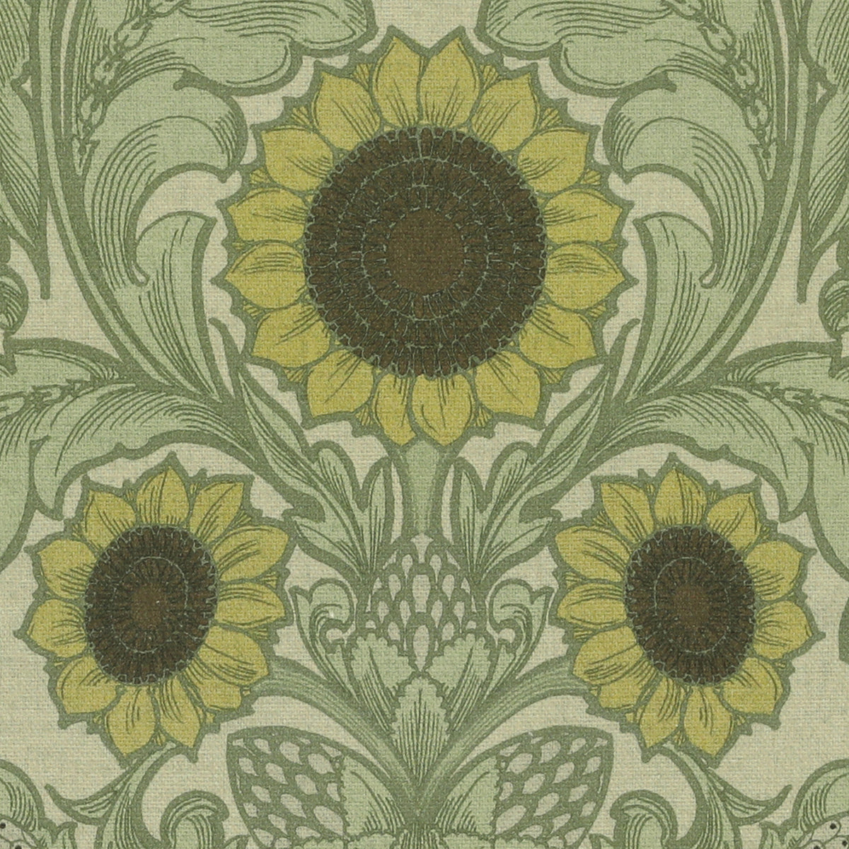 HOUSE Llewelyn-Bowen Sunny Side Up Printed Fabric Ivy