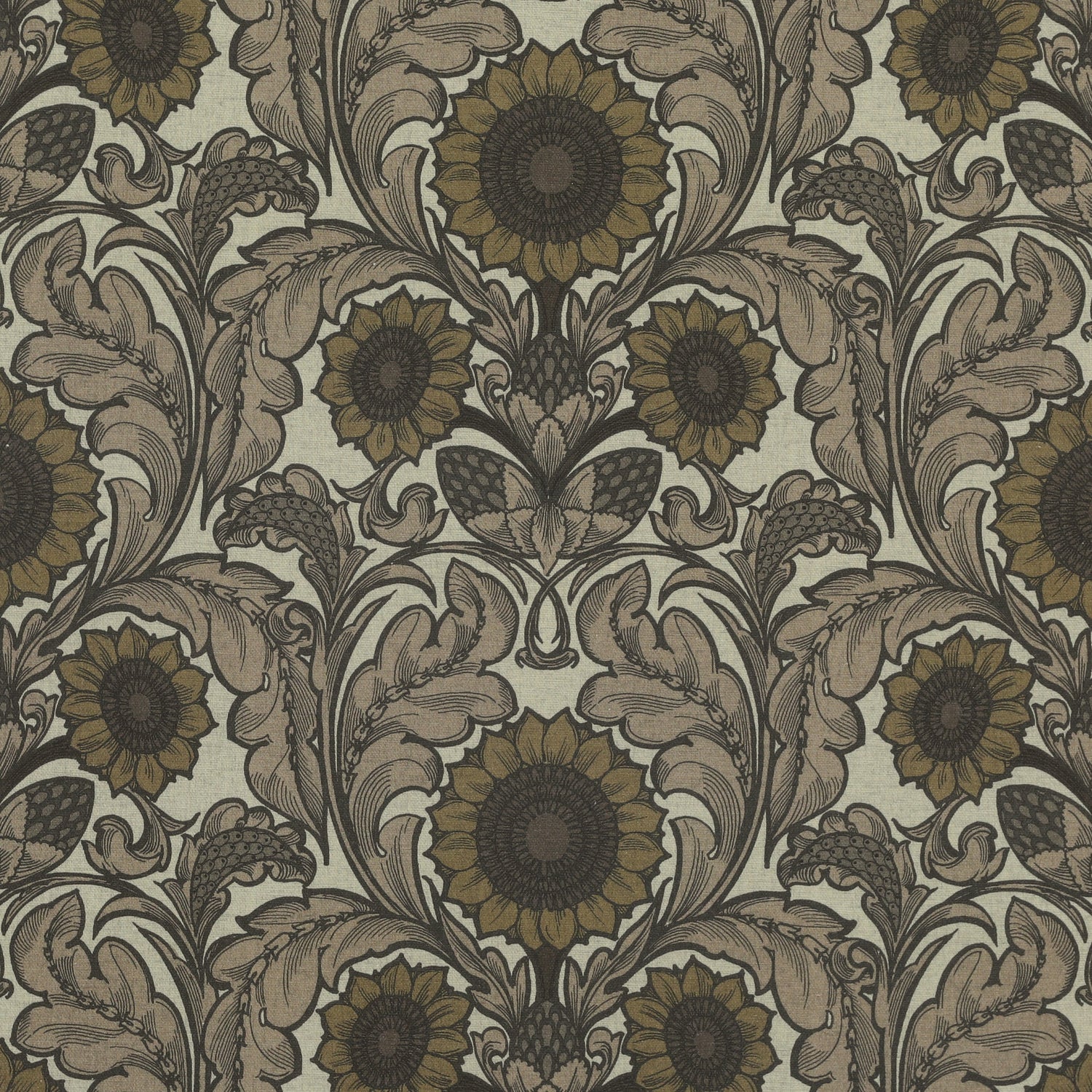 HOUSE Llewelyn-Bowen Sunny Side Up Printed Made To Measure Roman Blind Caviar
