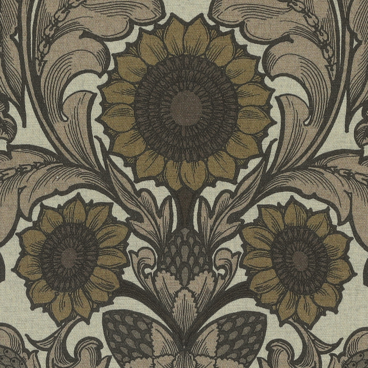 HOUSE Llewelyn-Bowen Sunny Side Up Printed Fabric Caviar