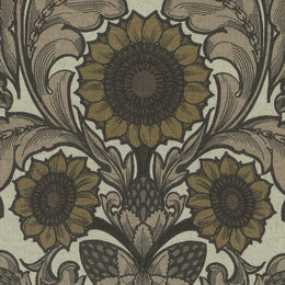 HOUSE Llewelyn-Bowen Sunny Side Up Printed Fabric Caviar