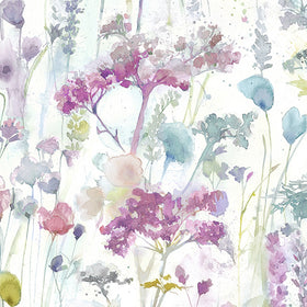 Voyage Maison Ilinizas Printed Cotton Fabric Coral Natural