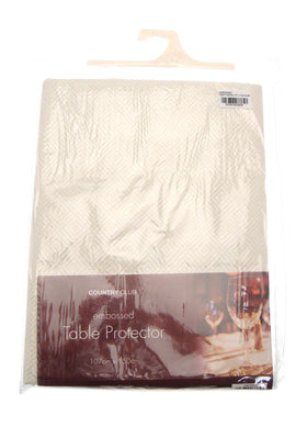Embossed Table Protector Natural