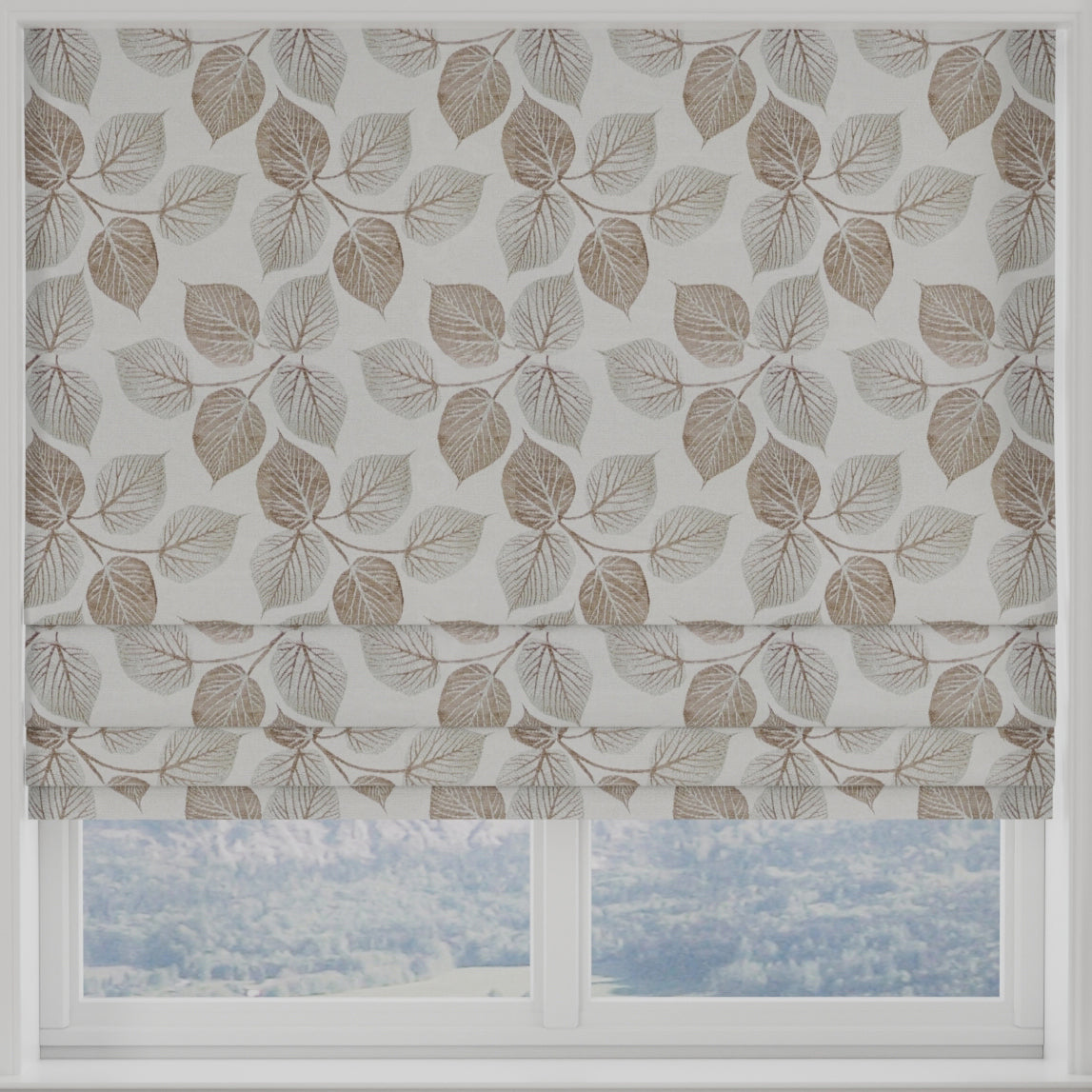 Tanomah Made to Measure Roman Blind Silver